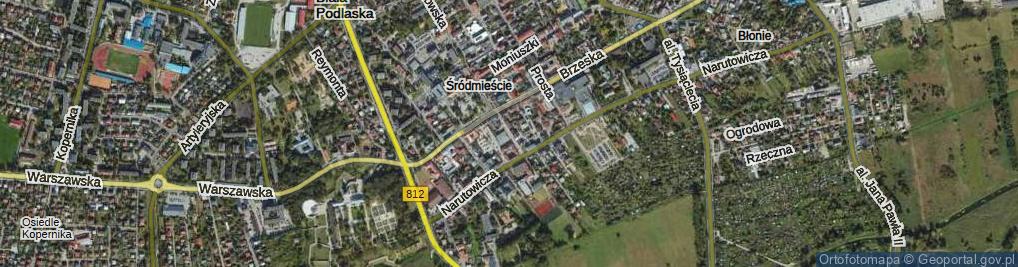 Zdjęcie satelitarne Jatkowa ul.